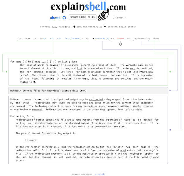 explainshell.com